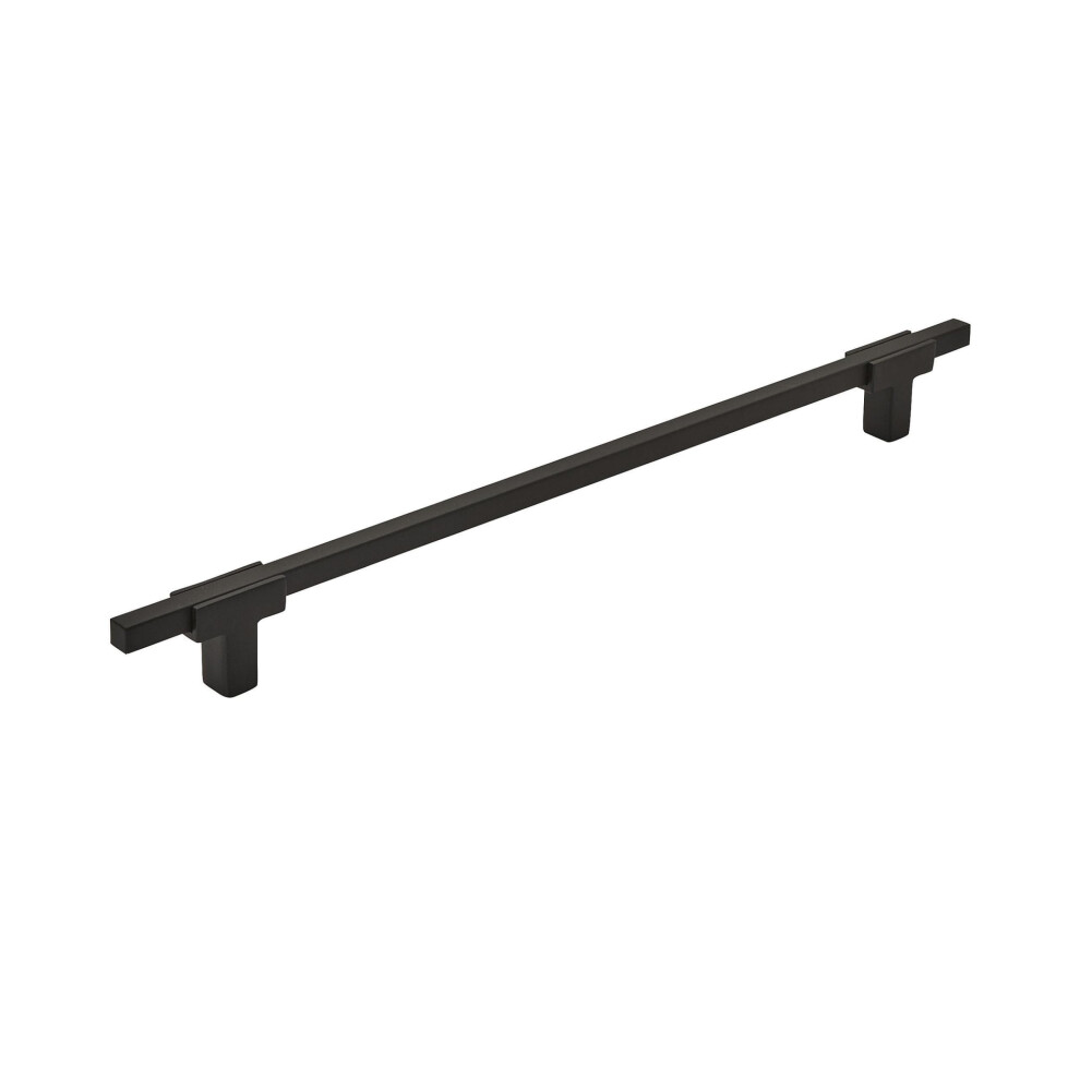 Photos - Other for Repair Amerock | Cabinet Pull | Matte Black/Matte Black | 10-1/16 inch Center to Center | Urbanite | 1 Pack | Drawer Pull(256 mm)