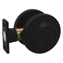 Nuk3y Thor Series Slim Rond Modern Hedendaags (Deadbolt [Enkel Cilinder], Mat Zwart)