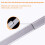 COOLOUS Reglage Push Bar Panic Exit Device Aluminium med Exterir Spak Trim (Aluminium) 4