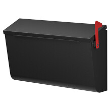 Groe wandmontierte Briefksten fr drauen mit Flagge Morden Briefkasten fr Haus, verzinkter Stahl, wasserdicht und rostfrei, Auenbriefkasten, B