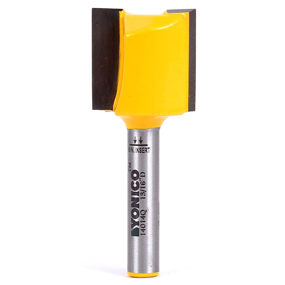 Yonico Router Bits Straight Bit 13/16-Inch Diameter X 25/32-Inch Height 1/4-Inch Shank 14014Q 603915011651