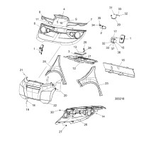 Polaris GEM NUT-SQR M8X1.25 ZPC Origineel OEM-onderdeel 7547792 Aantal 1