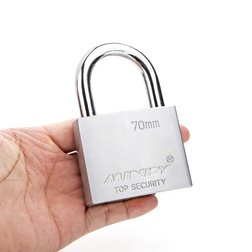 70mm Heavy Duty Lock Warehouse Waterproof Keyed Padlock High Security Padlock with 4 Keys 1