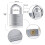 70mm Heavy Duty Lock Warehouse Waterproof Keyed Padlock High Security Padlock with 4 Keys 3