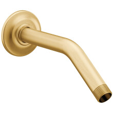 Moen S122BG Bras de douche standard avec bride assortie incluse 20,3 cm Or bross