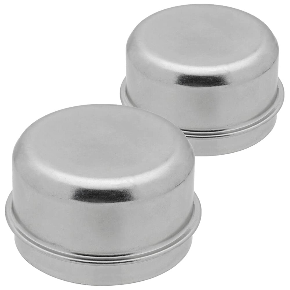 Dust Cap 2"""" - (1.98"""" Exact Measurement) - Trailer Axle Wheel Hub Replacement 2000 Lbs Capacity Trailer Axle - Press Fit For Non-Lube Axles 638548238533