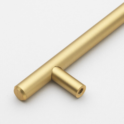 GlideRite Hardware 7"""" Center Solid H?ndtag Tr?k 10"""" Lang Satin Guld 5004-178 1