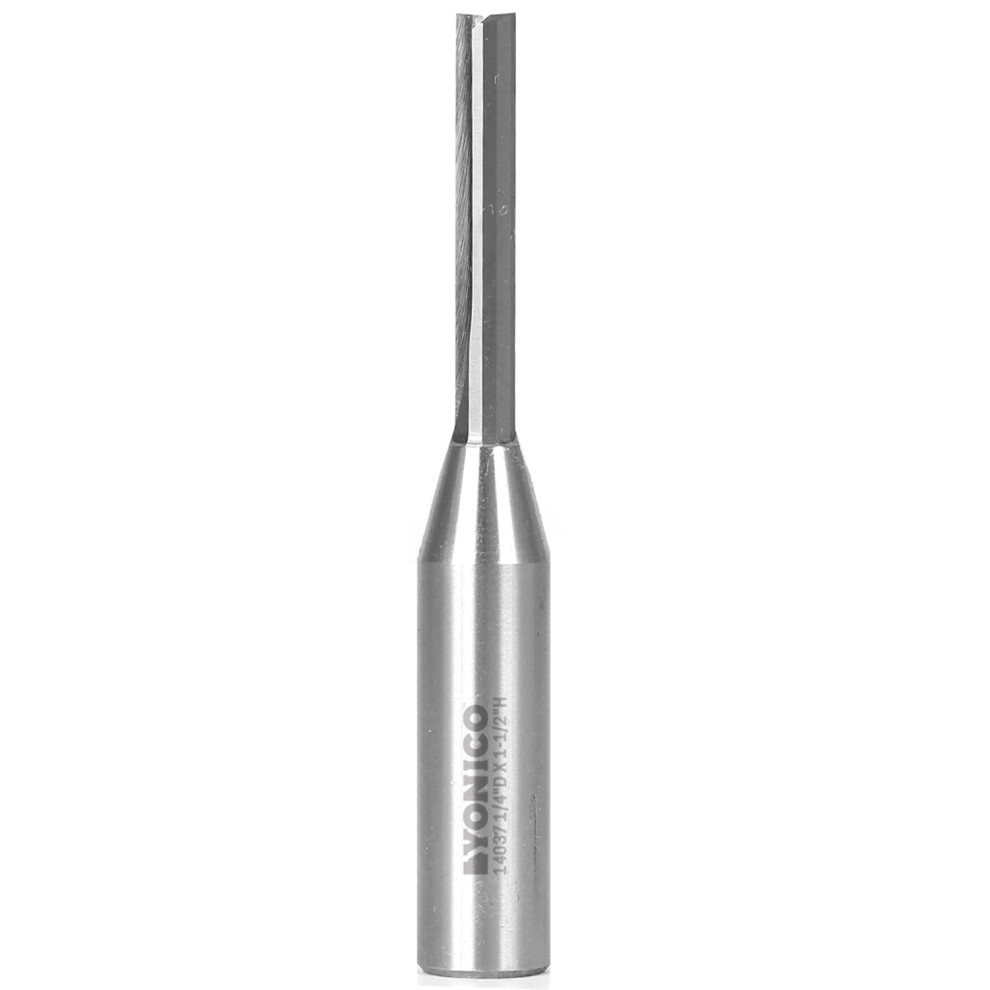 Yonico Straight Router Bits Solid Carbide Insert 1/4-Inch Diameter 1/2-Inch Shank 14037 603915018070