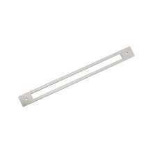 Amerock Medora BP37788PN - Placa trasera para tirador de gabinete, rectangular, de nνquel pulido, de centro a centro, 12-5/8 pulgadas (320 mm)