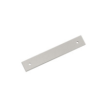 Amerock Ladera 5-1/16 Zoll (128 mm) Mitte-zu-Mitte rechteckige Rckplatte aus Satin-Nickel-Schrank, BP37763G10