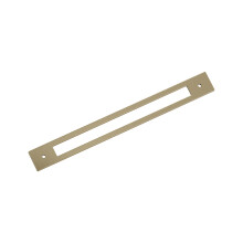 Amerock Medora 10-1/16 Zoll (256 mm) Mitte-zu-Mitte-Rechteck-Gold-Champagnerschrank-Zugrckplatte BP37787BBZ