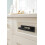 Amerock Medora 76mm Matte Black Rectangle Cabinet Pull Backplate, BP37781MB 2