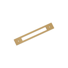 Amerock Medora 6-5/16 cali (160 mm) Prostokąt od środka do środka Szafka z brązu szampańskiego Płyta tylna z uchwytem BP37784CZ