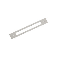 Amerock Medora BP37785G10 - Placa trasera para tirador de gabinete, rectangular, de centro a centro, de nνquel satinado, 7-9/16 pulgadas (192 mm)