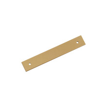 Amerock Ladera 5-1/16 pulgadas (128 mm) Centro a centro Rectαngulo Bronce Champαn Gabinete Tirador Placa posterior BP37763CZ