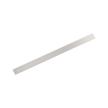 Amerock Ladera 18 cali (457 mm) Prostokątna, od środka do środka, satynowo-nikielowa płyta tylna z uchwytem BP37770G10