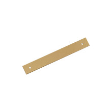 Amerock Ladera 6-5/16 pulgadas (160 mm) Centro a centro Rectαngulo Bronce Champαn Gabinete Tirador Placa posterior BP37764CZ