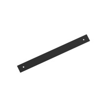 Amerock Ladera 8-13/16 cali (224 mm) Prostokąt od środka do środka Matowa czarna płyta tylna do wyciągania szafki BP37766MB