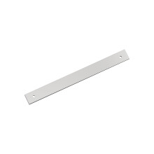 Amerock Ladera 8-13/16 pulgadas (224 mm) Rectαngulo de centro a centro Placa posterior de tirador de gabinete de cromo pulido BP3776626