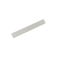 Amerock Ladera BP37764G10 - Placa trasera para tirador de gabinete, rectangular, de centro a centro, de nνquel satinado, 6-5/16 pulgadas (160 mm)