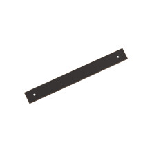 Amerock Ladera 7-9/16 Zoll (192 mm) Mitte-zu-Mitte rechteckige, mit l eingeriebene Bronze-Rckplatte fr Schrankgriffe BP37765ORB