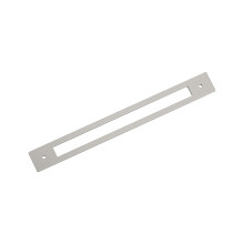 Amerock Medora 10-1/16 cala (256 mm) Prostokąt od środka do środka, nikiel satynowy, płyta tylna do szafki BP37787G10