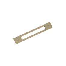 Amerock Medora 6-5/16 cali (160 mm) Prostokąt od środka do środka Złota szafka na szampana Płyta tylna z uchwytem BP37784BBZ