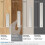 Amerock Ladera BP37762G10 - Placa trasera rectangular de centro a centro, 3-3/4 pulgadas (96 mm), nνquel satinado 3
