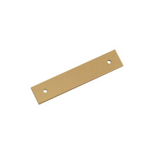 Amerock Ladera 3-3/4 Zoll (96 mm) Mitte-zu-Mitte-Rechteck-Champagner-Bronze-Schrankgriff-Rckplatte BP37762CZ