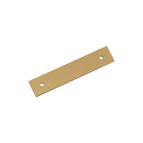 Amerock Ladera 3-3/4 inch (96mm) Rectangle Champagne Bronze Cabinet Pull Backplate