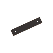 Amerock Ladera BP37762ORB - Placa trasera para tirador de gabinete, rectangular, de bronce aceitado, de centro a centro, 3-3/4 pulgadas (96 mm)