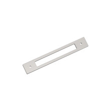Amerock Medora BP37784PN - Placa trasera para tirador de gabinete (nνquel pulido, rectangular, de centro a centro, 6-5/16 pulgadas (160 mm))