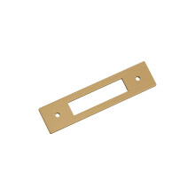 Amerock Medora 3-3/4 Zoll (96 mm) Mitte-zu-Mitte-Rechteck-Champagner-Bronze-Schrankgriff-Rckplatte BP37782CZ