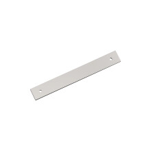 Amerock Ladera 6-5/16 cali (160 mm) Prostokątna, od środka do środka, polerowany nikiel Płyta tylna do szafki BP37764PN