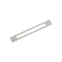 Amerock Medora 8-13/16 cali (224 mm) Prostokąt od środka do środka, satynowy nikiel, tylna płyta wysuwana do szafki BP37786G10