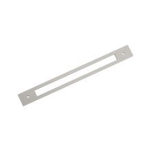 Amerock Medora BP37789G10 - Placa trasera para tirador de gabinete (nνquel satinado), rectangular, de centro a centro, 12 pulgadas (305 mm)