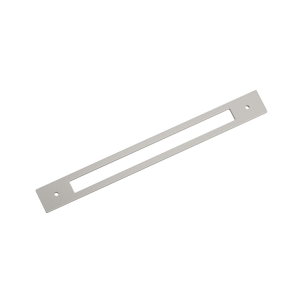 Photos - Furniture Hardware Amerock Medora 12 inch  Center-to-Center Rectangle Satin Nickel Cabinet Pull Backplate BP37789G10(305mm)