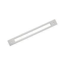 Amerock Medora 10-1/16 cala (256 mm) Prostokąt od środka do środka, polerowana, chromowana płyta tylna do szafki BP3778726