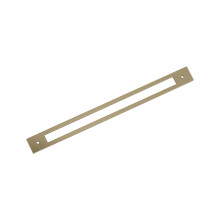 Amerock Medora BP37788BBZ - Placa trasera para tirador de gabinete, rectangular, de centro a centro, color champαn dorado, 12-5/8 pulgadas (320 m