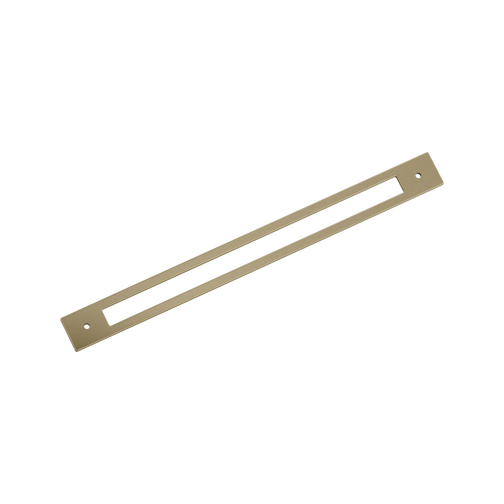 Photos - Furniture Hardware Amerock Medora 12-5/8 inch  Center-to-Center Rectangle Golden Champagne Cabinet Pull Backplate BP37788BBZ(320mm)