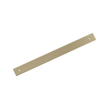 Amerock Ladera 10-1/16 cala (256 mm) Prostokąt od środka do środka Złota płytka tylna do szafki na szampana BP37767BBZ