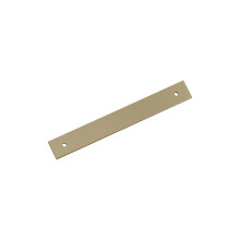 Amerock Ladera 6-5/16 Zoll (160 mm) Mitte-zu-Mitte rechteckige goldene Champagnerschrank-Zugrckplatte BP37764BBZ