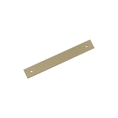 Amerock Ladera 6-5/16 inch (160mm) Rectangular Golden Champagne Cabinet Pull Backplate