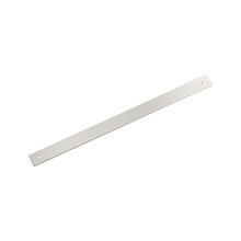 Amerock Ladera 18 Zoll (457 mm) rechteckige Mitte-zu-Mitte-Rckplatte aus poliertem Nickel, BP37770PN