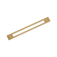 Amerock Medora 10-1/16 cala (256 mm) Prostokąt od środka do środka Szafka z brązu Szampańskiego Płyta tylna z uchwytem BP37787CZ