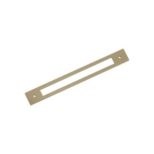 Amerock Medora 8-13/16 Zoll (224 mm) Mitte-zu-Mitte-Rechteck-Gold-Champagnerschrank-Zugrckplatte BP37786BBZ