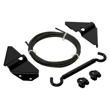 National Hardware N166-004 Kit de portail anti-affaissement pour usage extrieur recouvert d'une protection WeatherGuard Noir