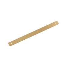 Amerock Ladera 12-5/8 cala (320 mm) Prostokąt od środka do środka Szafka z brązu Szampańskiego Płyta tylna z uchwytem BP37768CZ