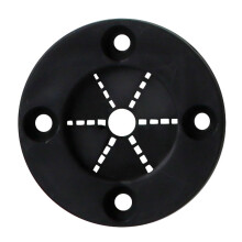 Extreme Max 3005.2169.25 Rigging Grommet - 1", Svart, Förpackning med 25