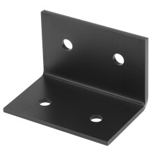 Fanmao Lot de 2 supports d'angle en L de 12,7 cm x 3-1/4"" - 90 supports d'angle pour poteaux en bois, pergolas et meubles de 3/16"" d'paisseur